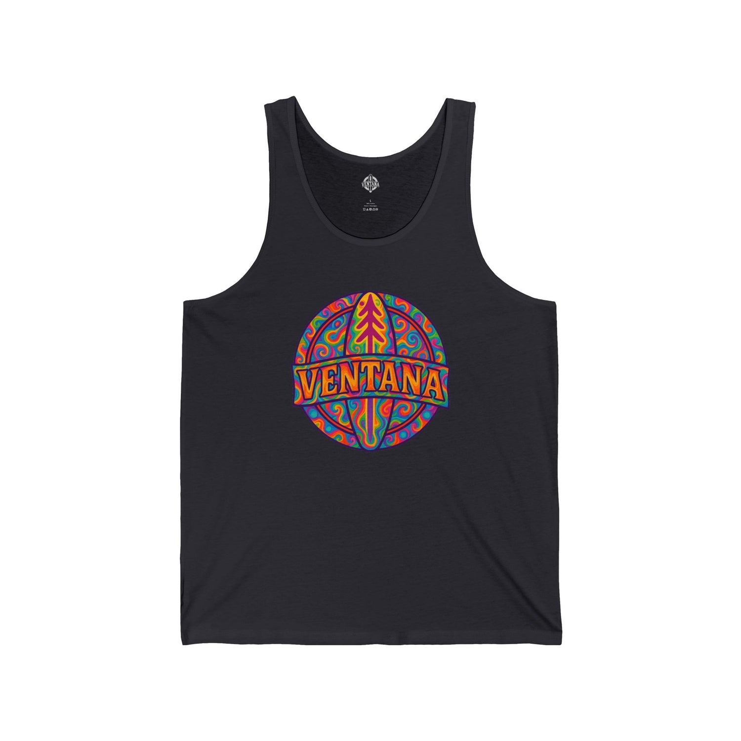 Ventana Psychedelic Treefish Logo jersey tank top image 6