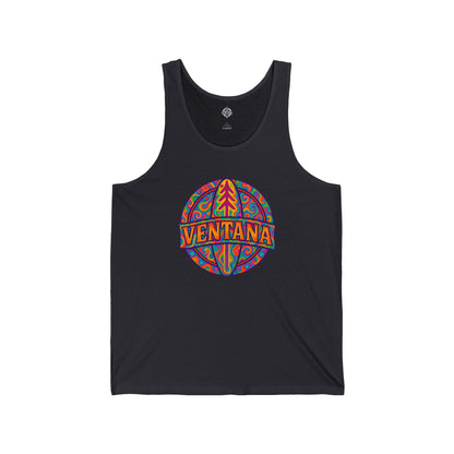 Ventana Psychedelic Treefish Logo jersey tank top image 6