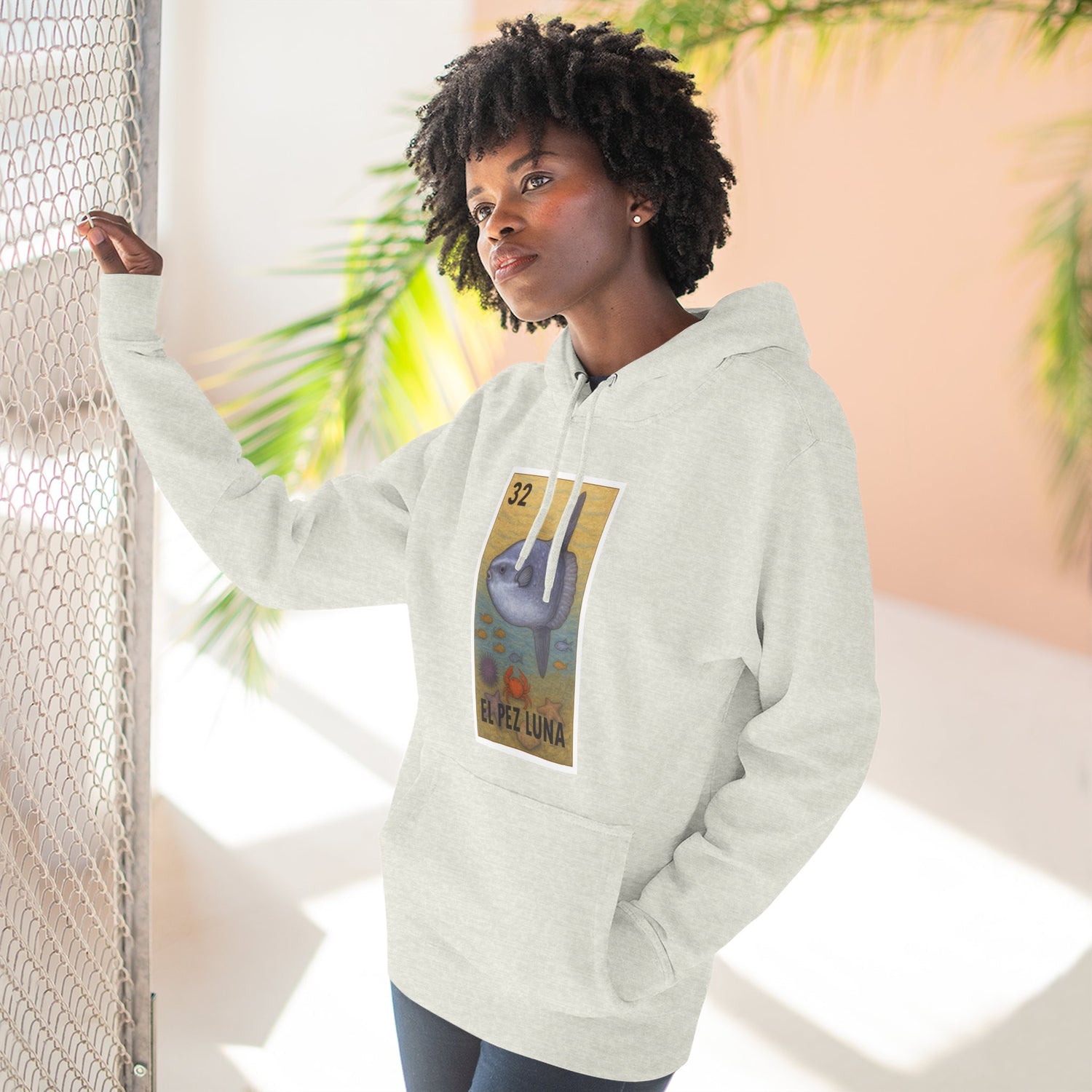 Sunfish Lotería Fleece Hoodie