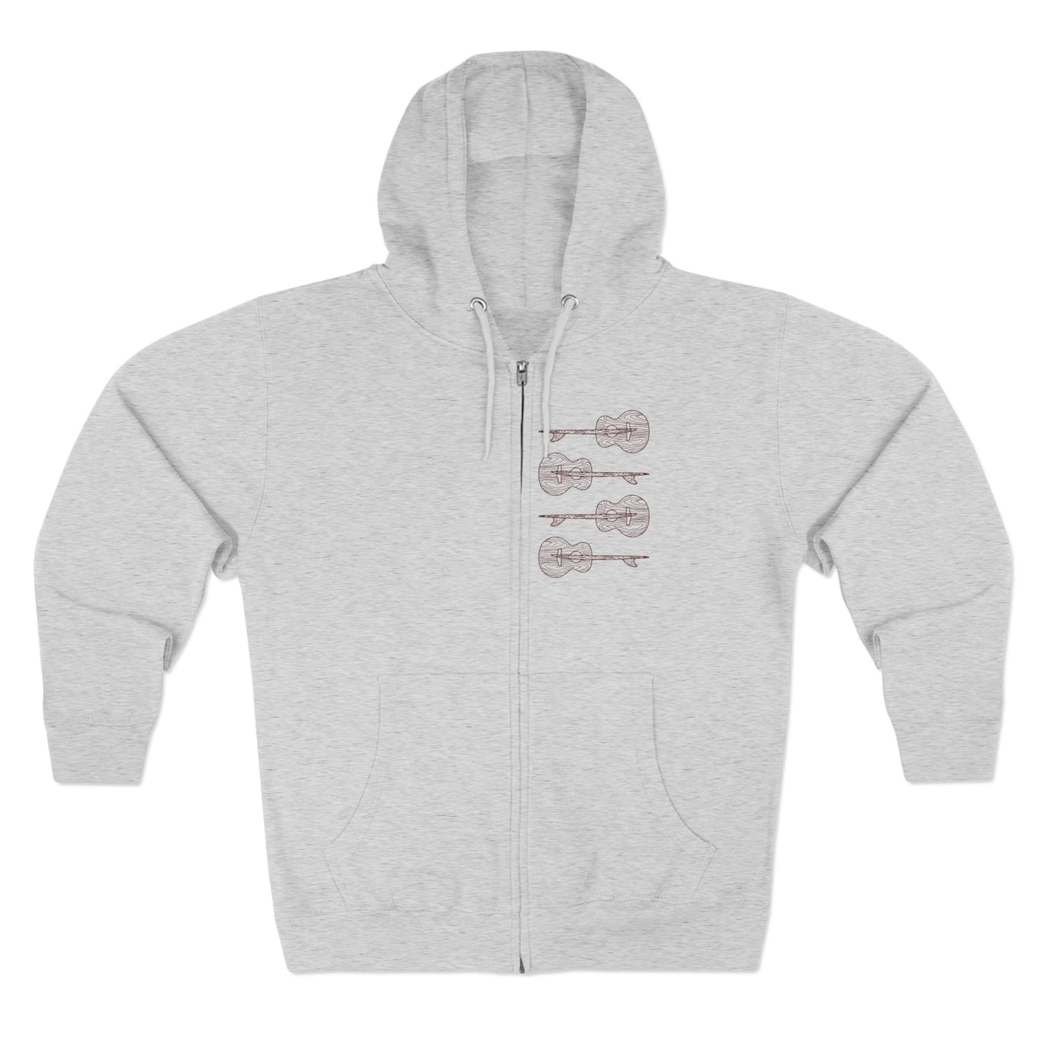 Ventana Santa Cruz Guitar Collab zip fleece hoodie image 3