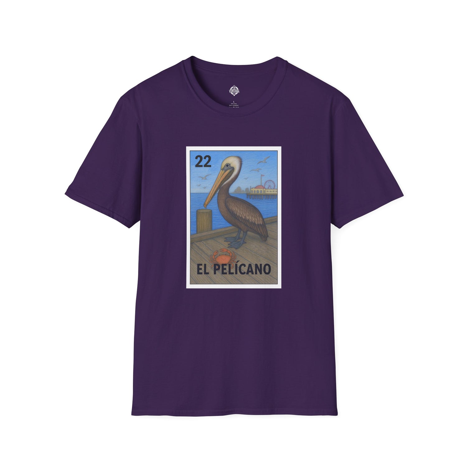 Pelican Lotería cotton t-shirt image 14
