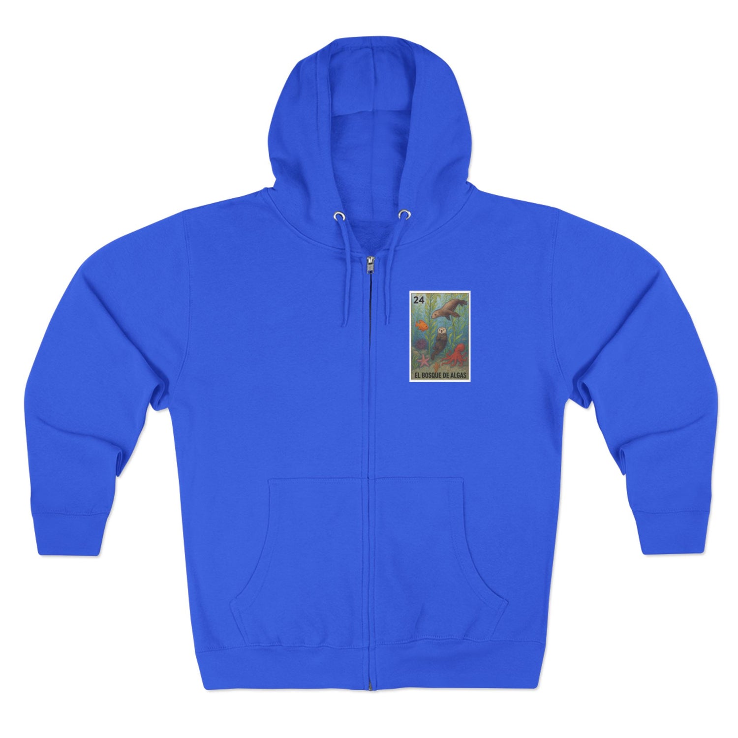 Kelp Forest Lotería zip fleece hoodie image 6