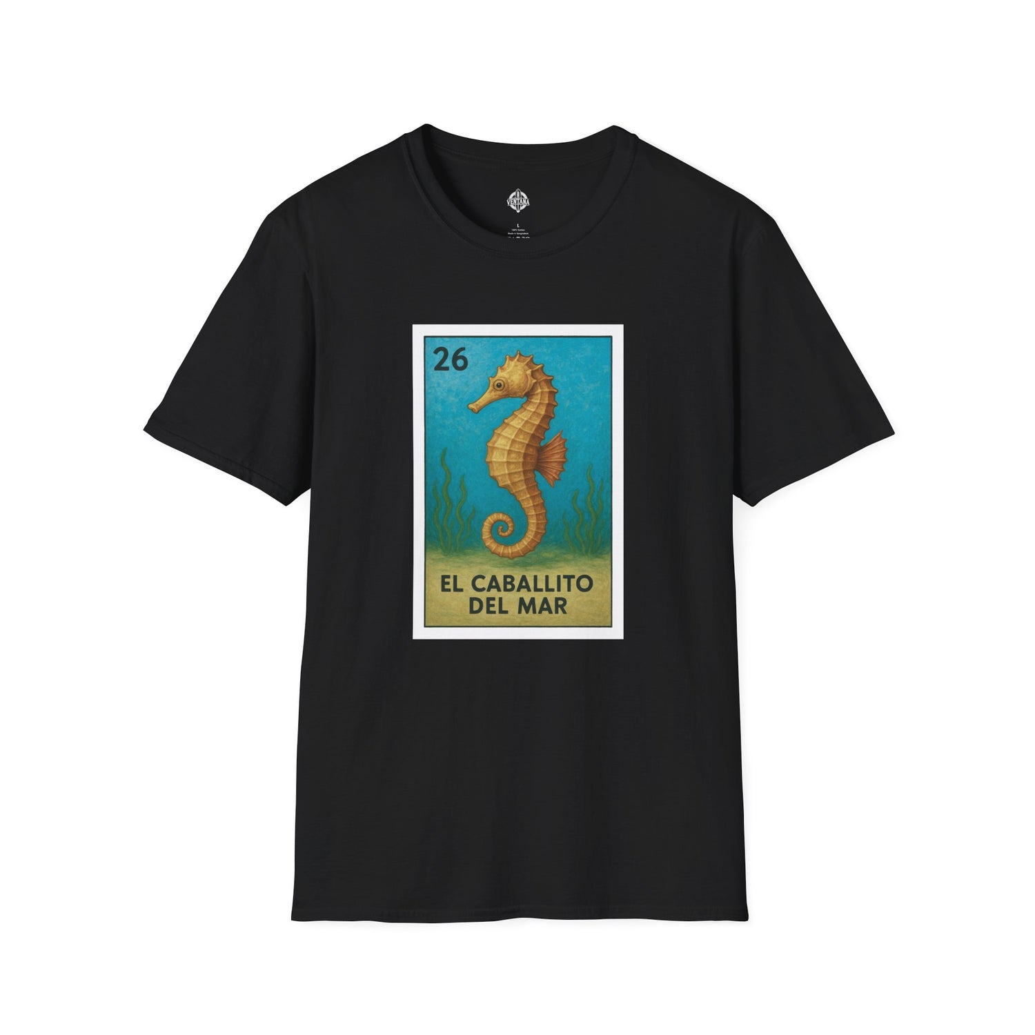 Seahorse Lotería cotton t-shirt image 4