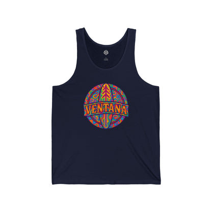 Ventana Psychedelic Treefish Logo jersey tank top image 1