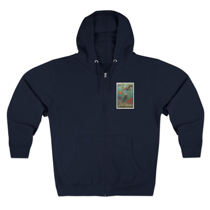 Kelp Forest Lotería zip fleece hoodie image 1