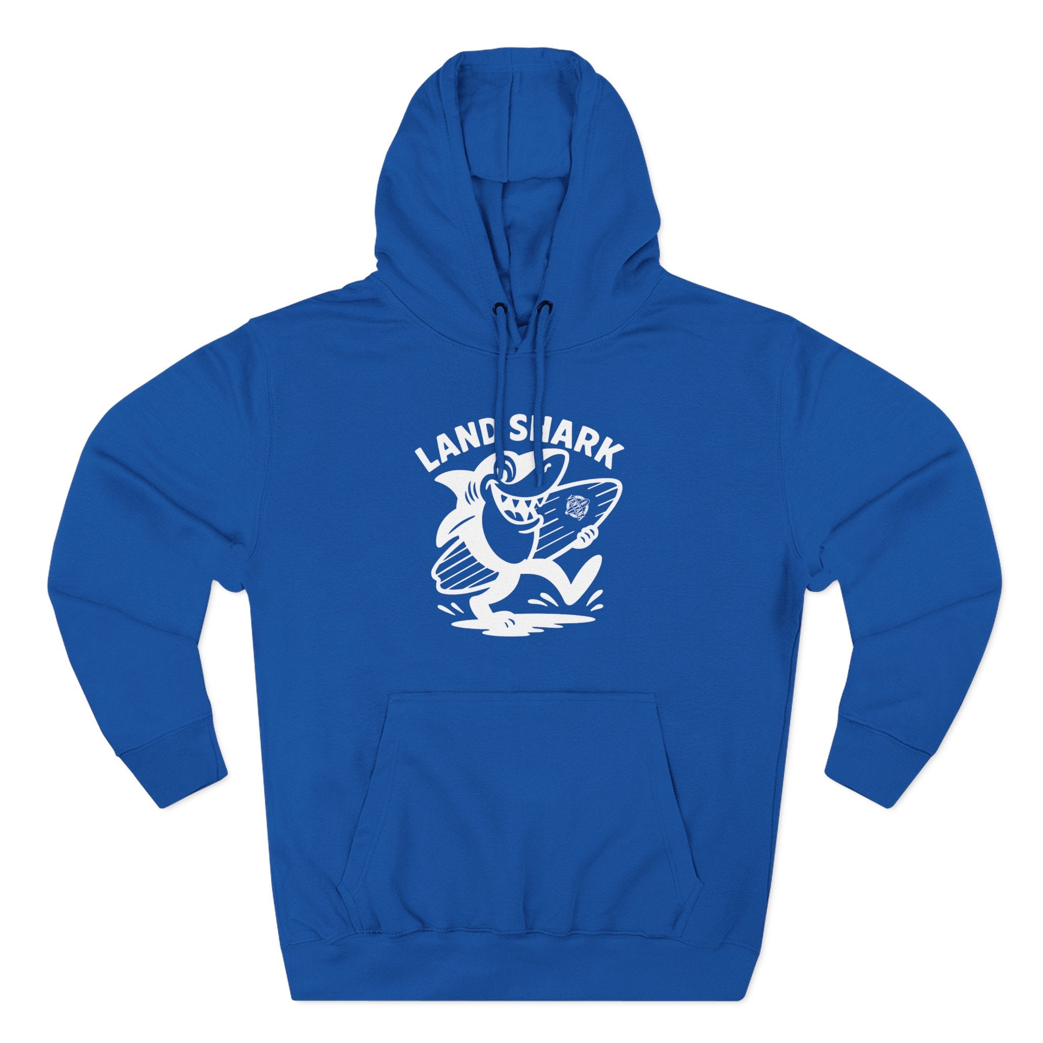 Land Shark Unisex - Pull-Over Cotton Blend Fleece Hoodie