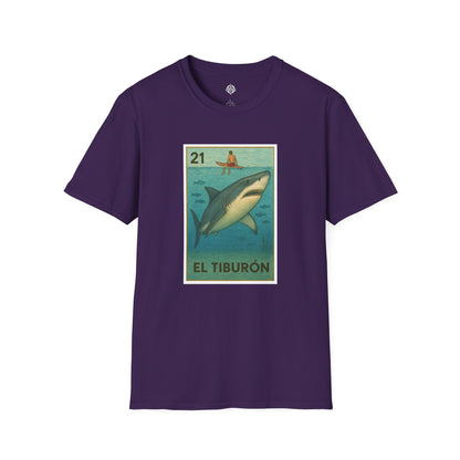 Shark Lotería cotton t-shirt image 14