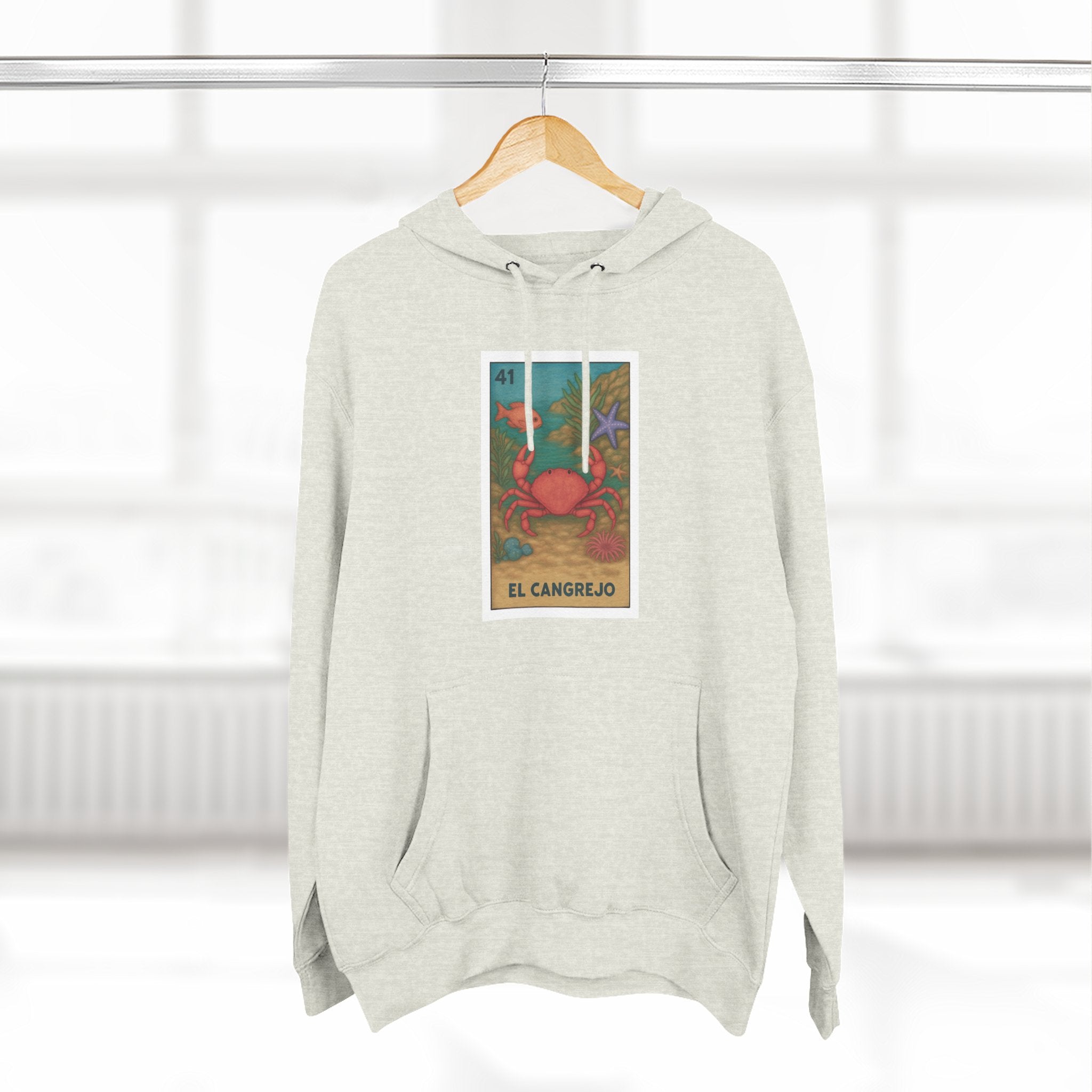 Crab Lotería Fleece Hoodie