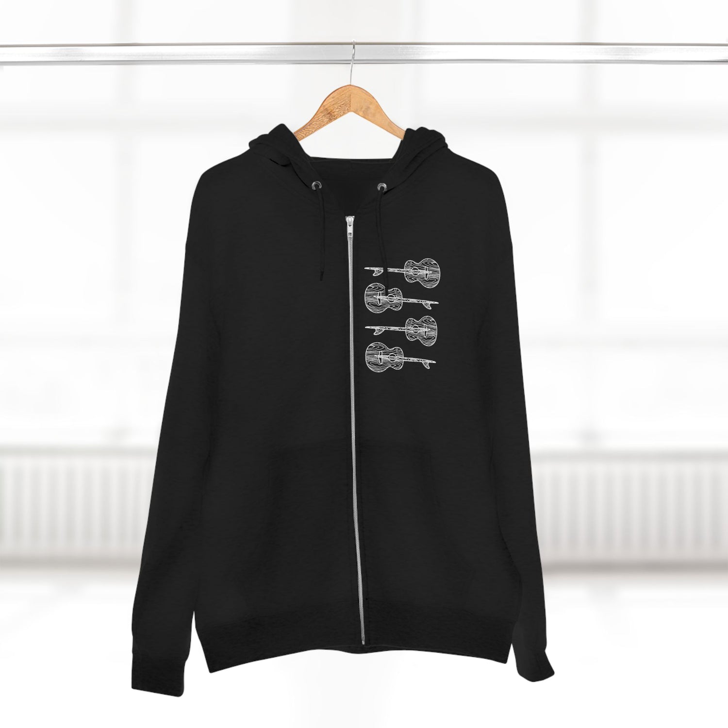 Ventana Santa Cruz Guitar Collab zip fleece hoodie image 19