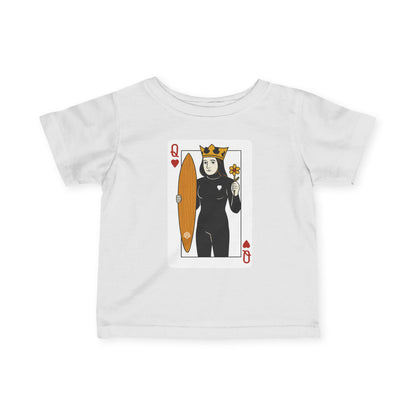 Queen of Hearts Surfer infant cotton t-shirt product image 18