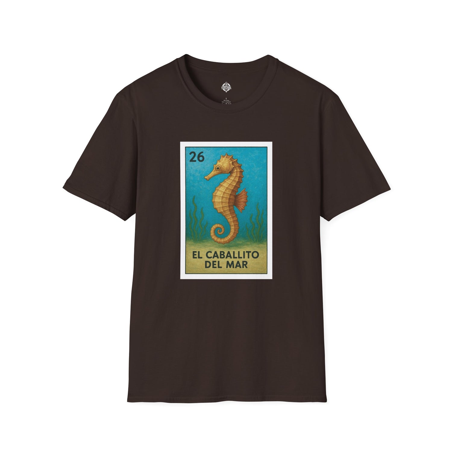 Seahorse Lotería cotton t-shirt image 8