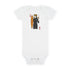 Queen of Hearts Surfer baby onesie image 3