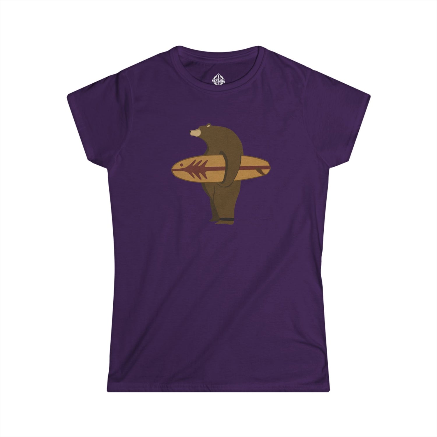 Surfing Grizzly Bear by Fabian Lavater women&