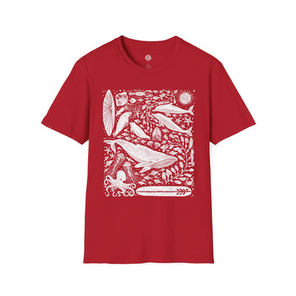 Ventana Marine Life by Lili Arnold cotton t-shirt image 16