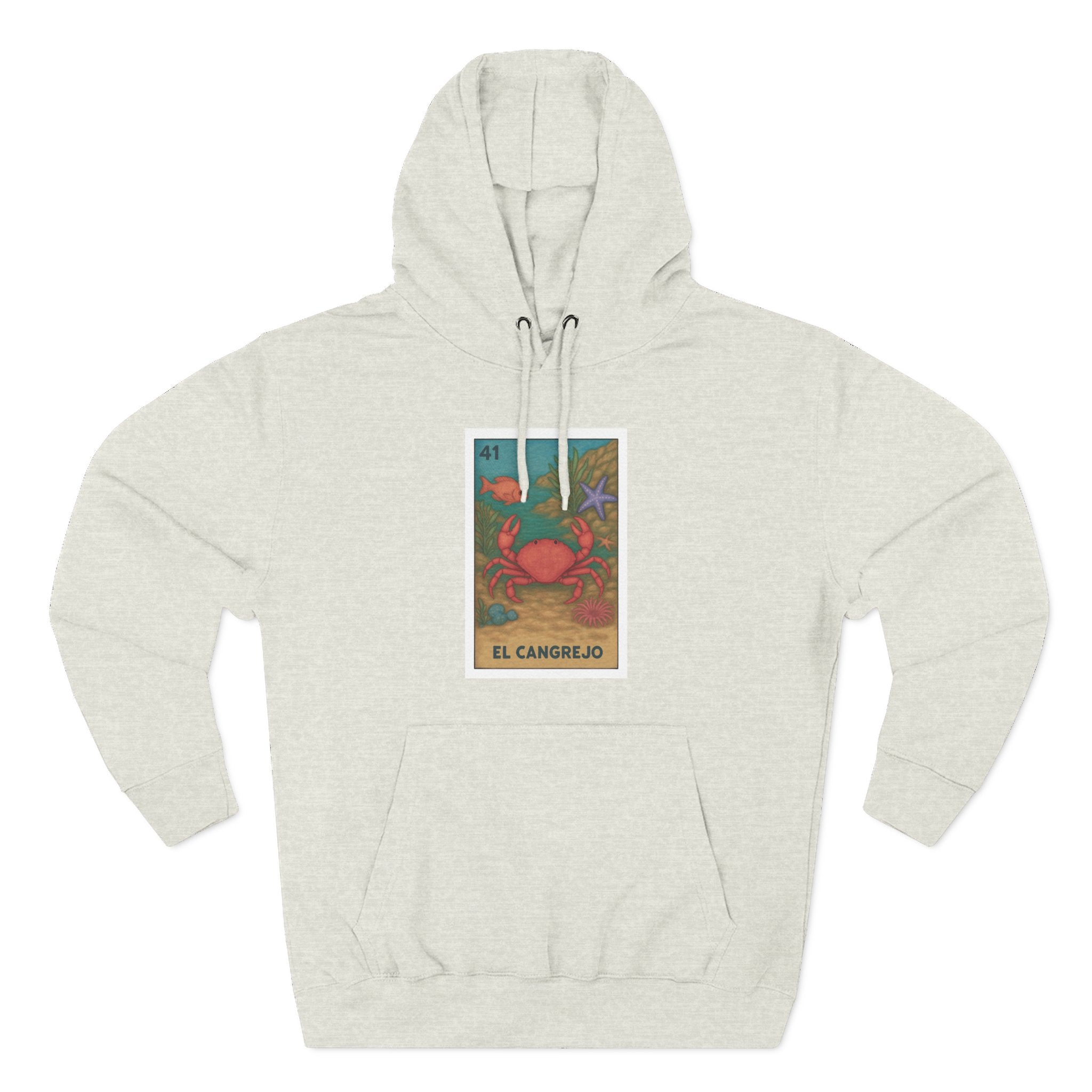Crab Lotería fleece hoodie image 2