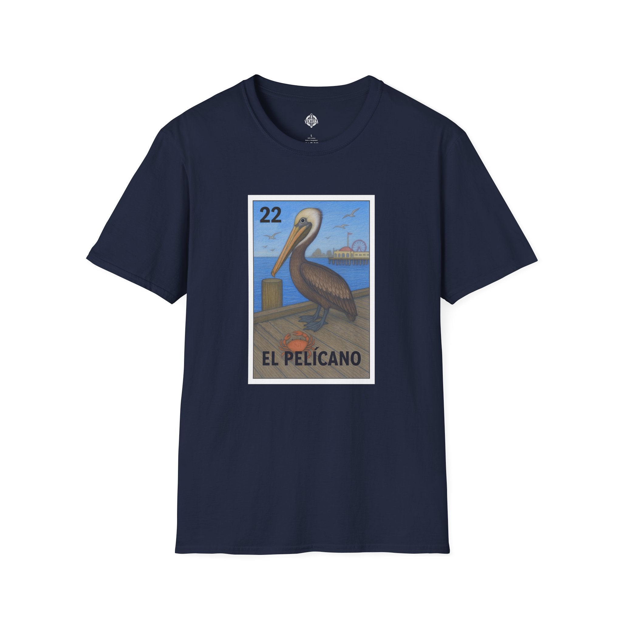 Pelican Lotería cotton t-shirt image 1