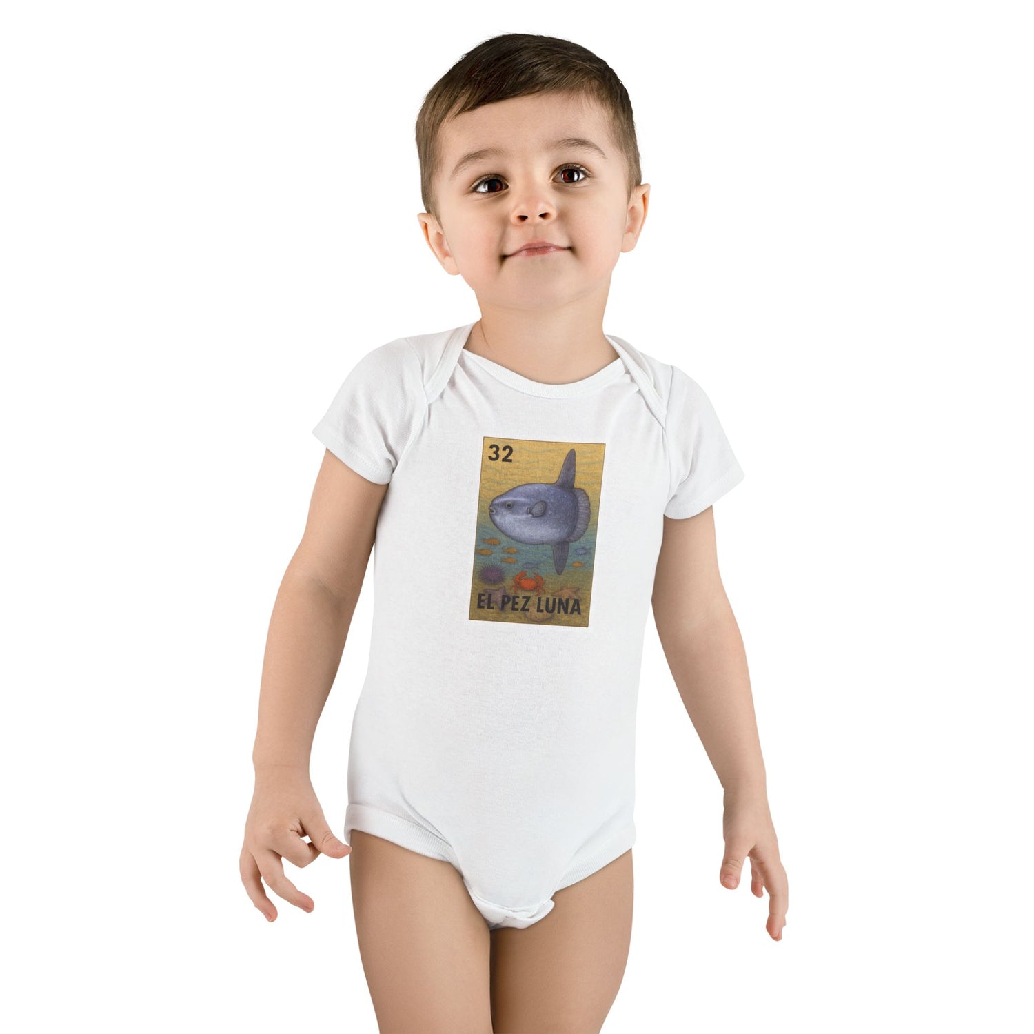 Sunfish Lotería baby cotton onesie image 6
