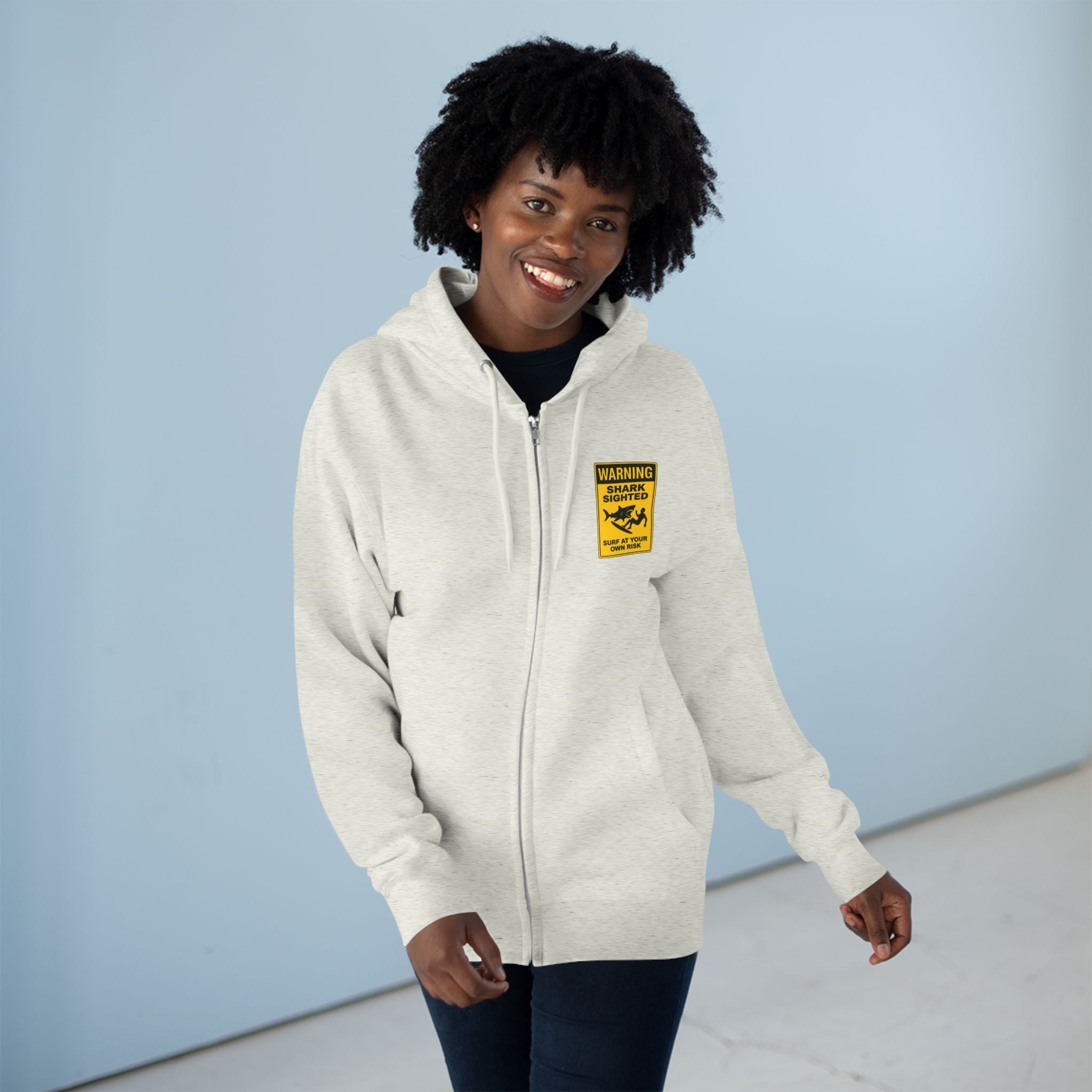 Shark Sighted Zip Hoodie