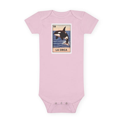 Orca Lotería baby cotton onesie image 2