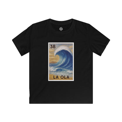 Wave Lotería kids soft style t-shirt image 5