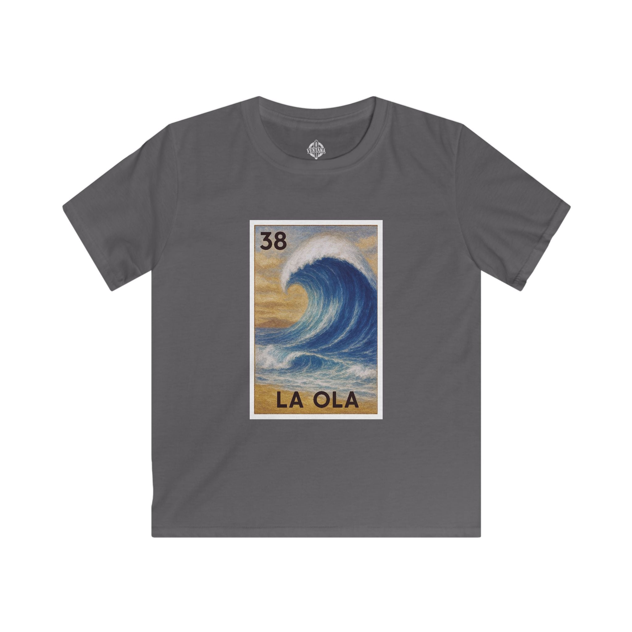 Wave Lotería kids soft style t-shirt image 9