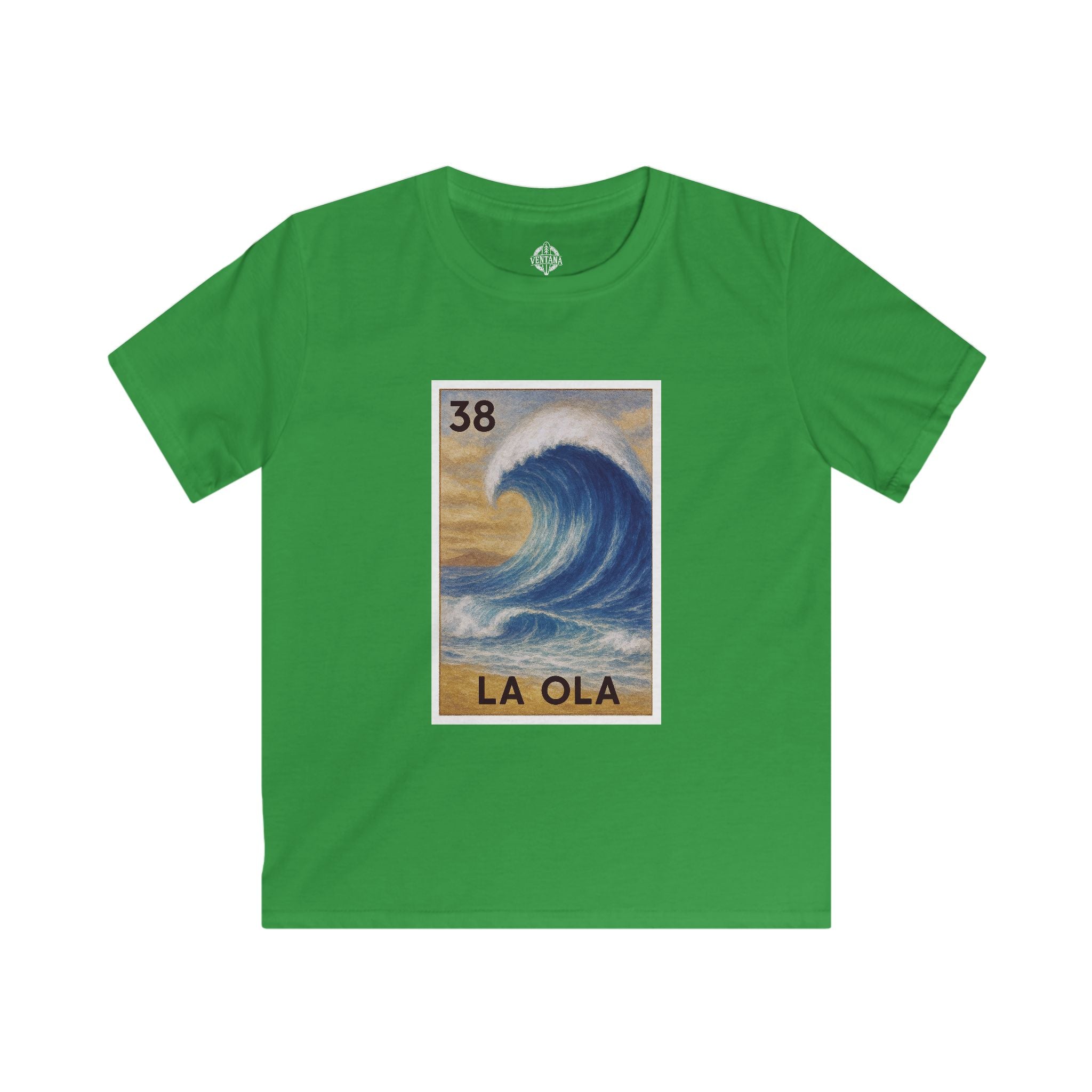 Wave Lotería kids soft style t-shirt image 8