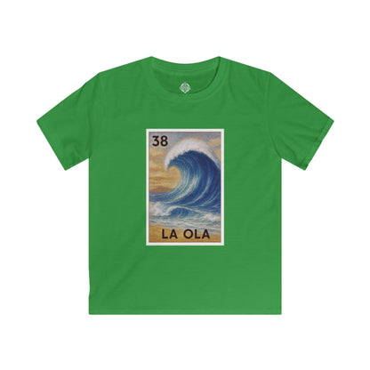 Wave Lotería kids soft style t-shirt image 8