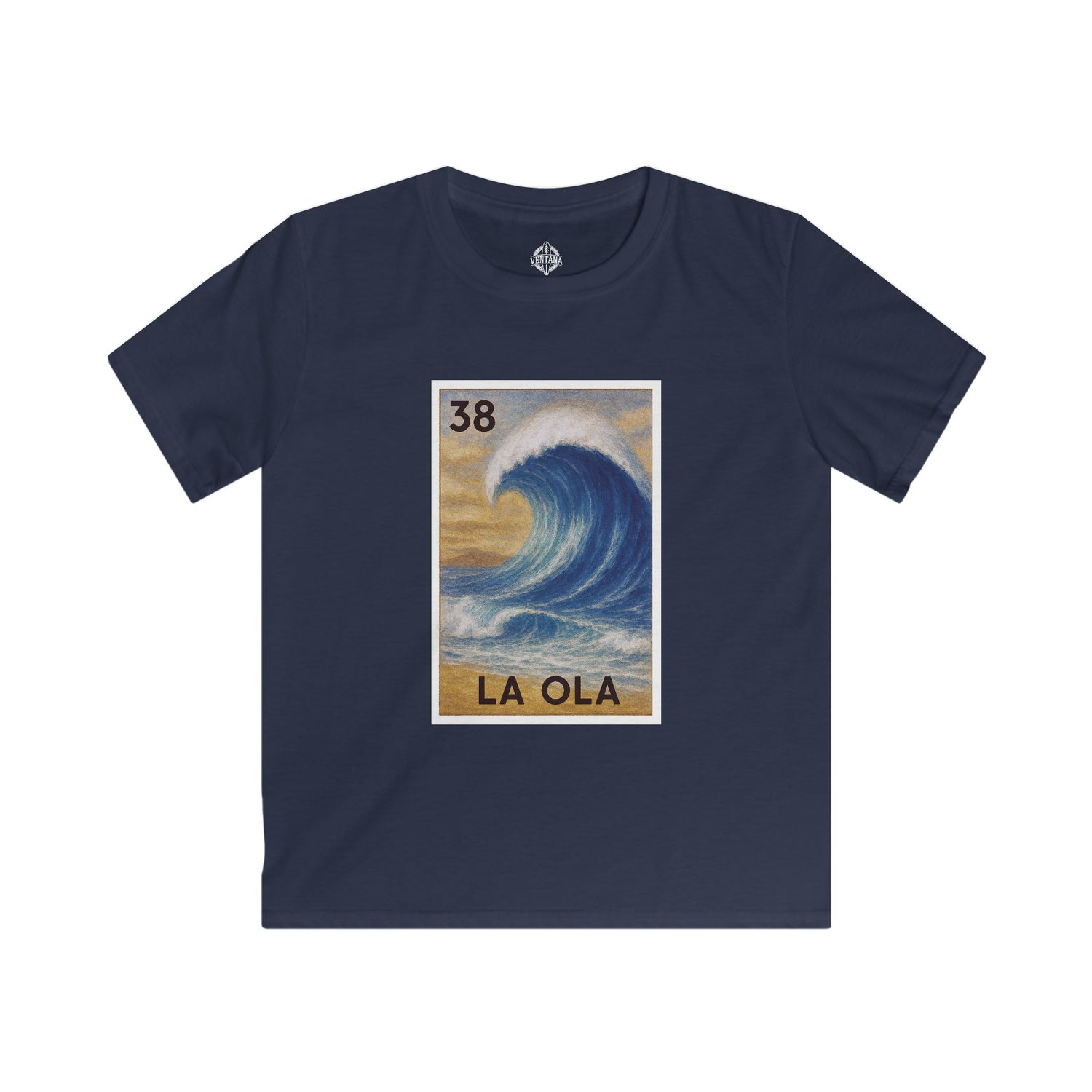 Wave Lotería kids soft style t-shirt image 1