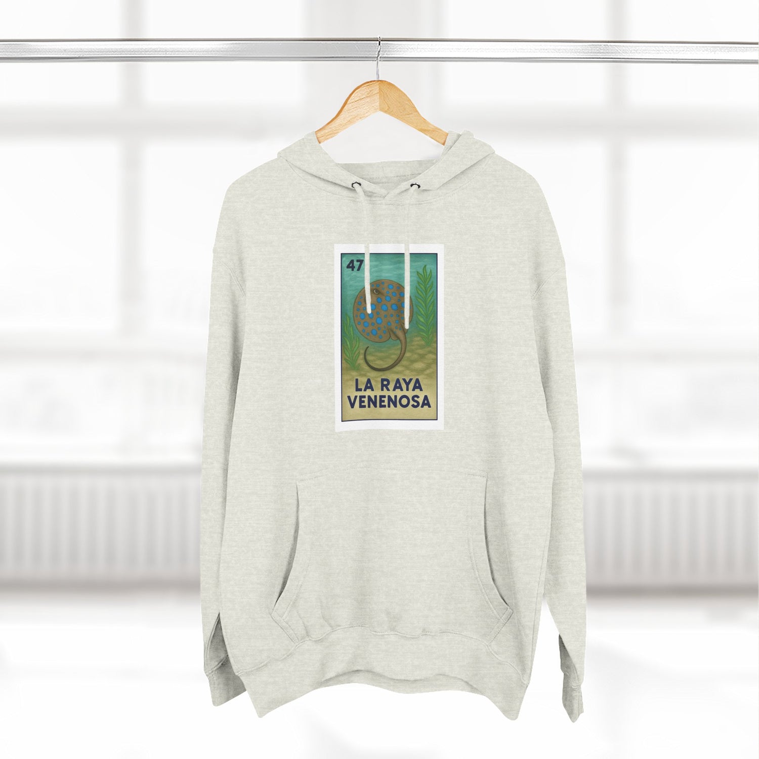Stingray Lotería Fleece Hoodie