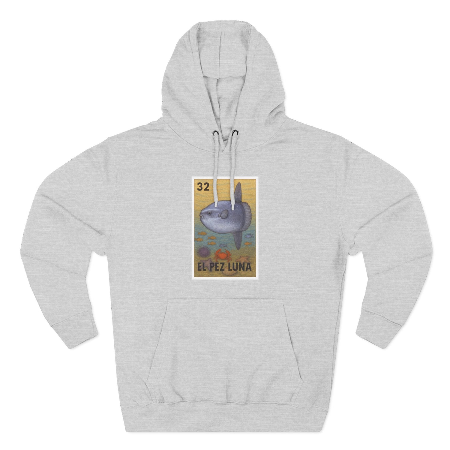 Sunfish Lotería fleece hoodie image 3