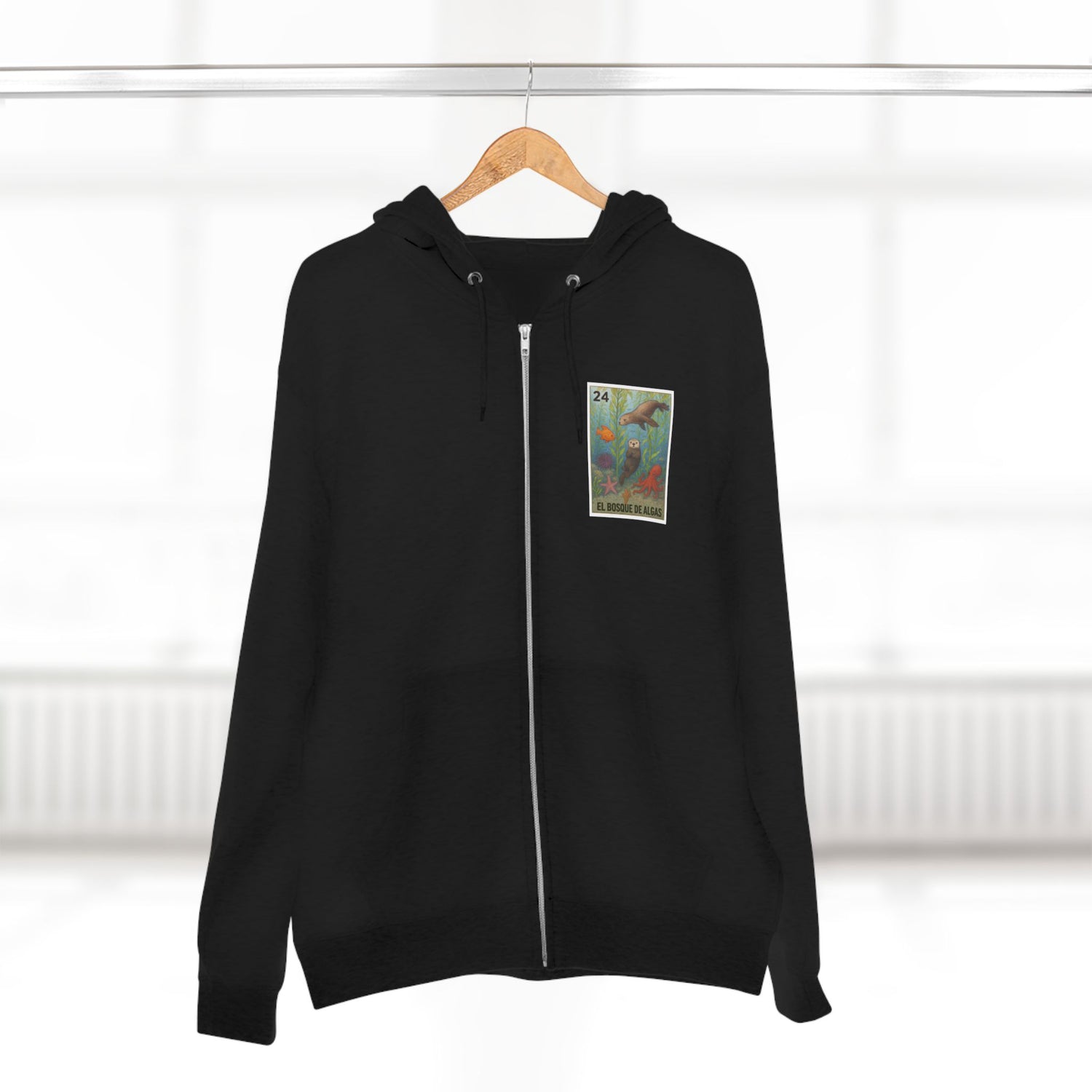 Kelp Forest Lotería zip fleece hoodie image 19