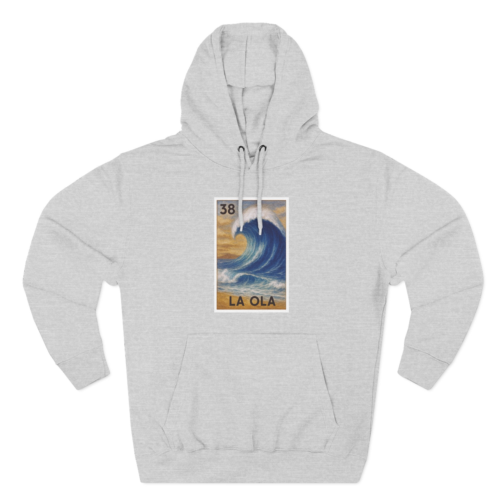 Wave Lotería fleece hoodie image 4
