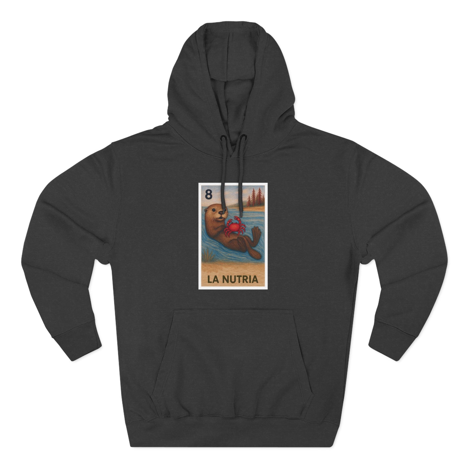 Sea Otter Lotería fleece hoodie image 3