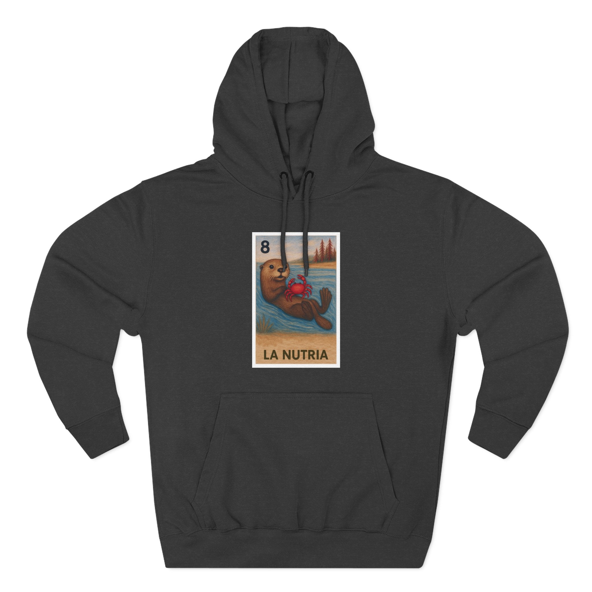 Sea Otter Lotería fleece hoodie image 3