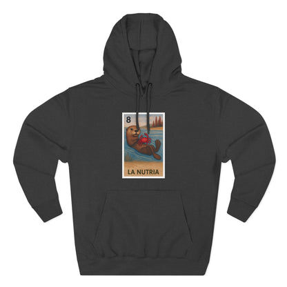 Sea Otter Lotería fleece hoodie image 3