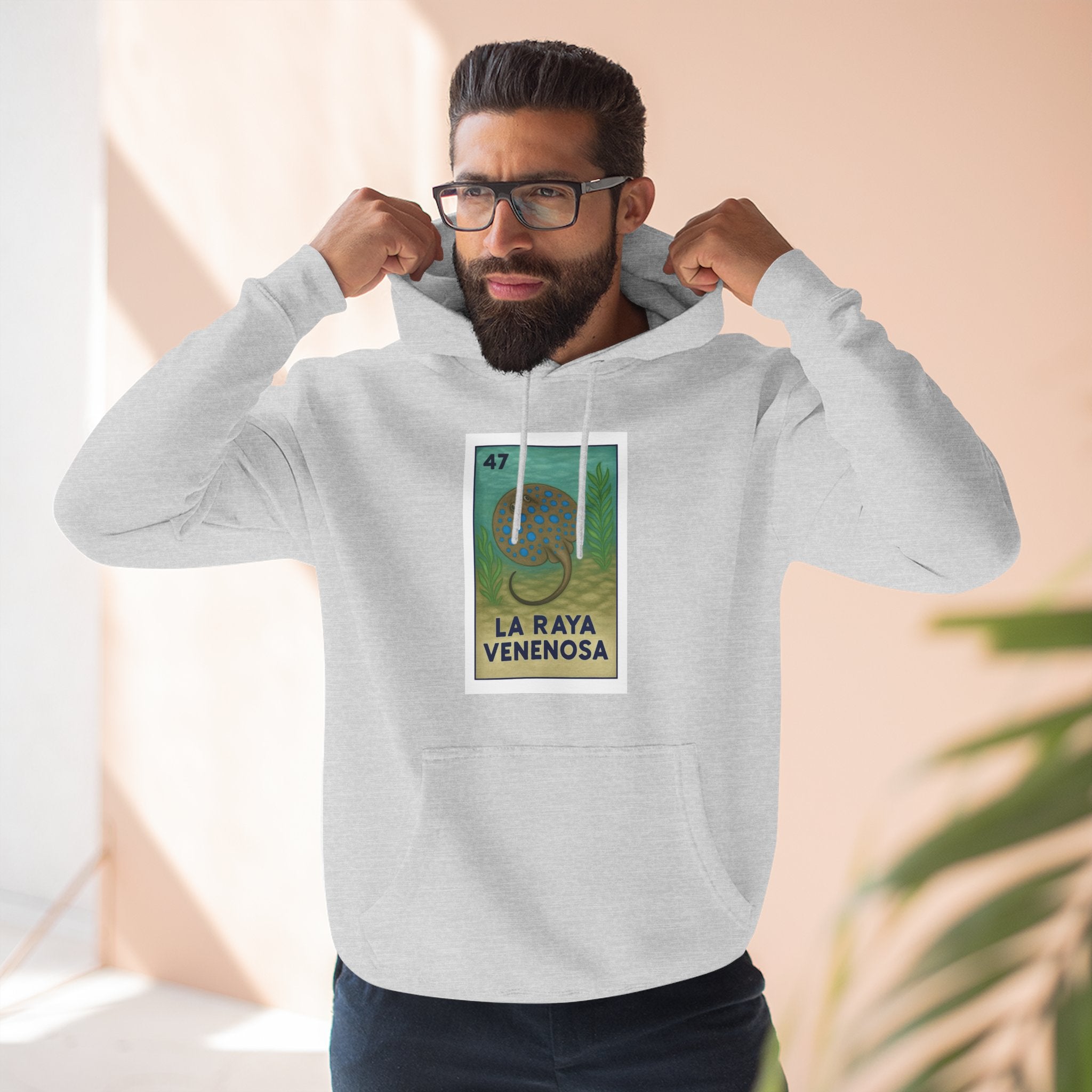 Stingray Lotería fleece hoodie image 20