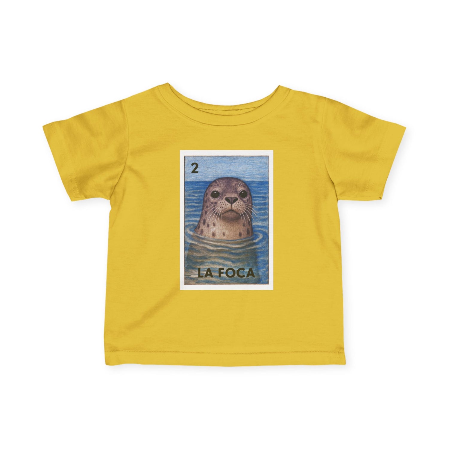 Seal Lotería infant cotton t-shirt image 7