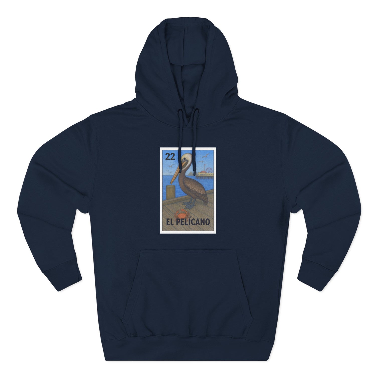 Pelican Loteria fleece hoodie product image 1