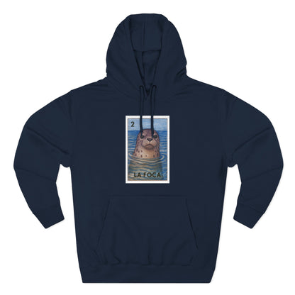 Seal Lotería fleece hoodie image 1