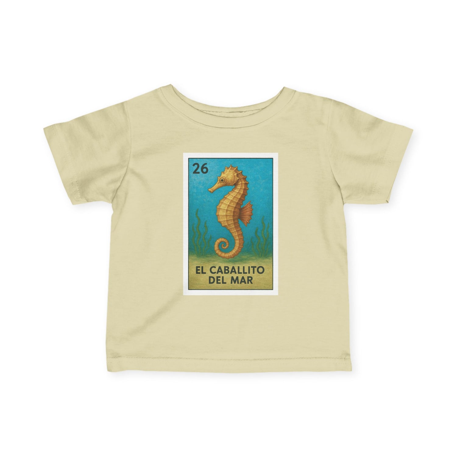 Seahorse Lotería infant cotton t-shirt image 6
