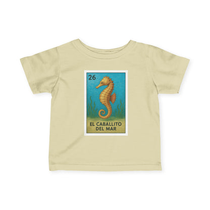 Seahorse Lotería infant cotton t-shirt image 6