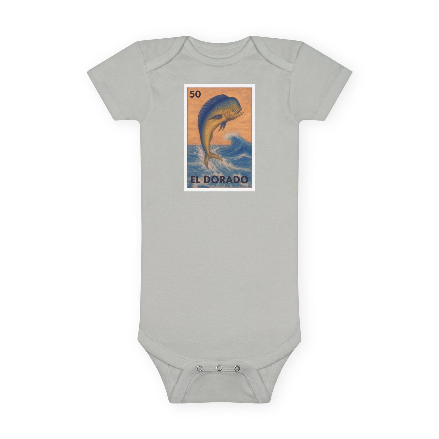 Dorado Lotería baby cotton onesie image 4