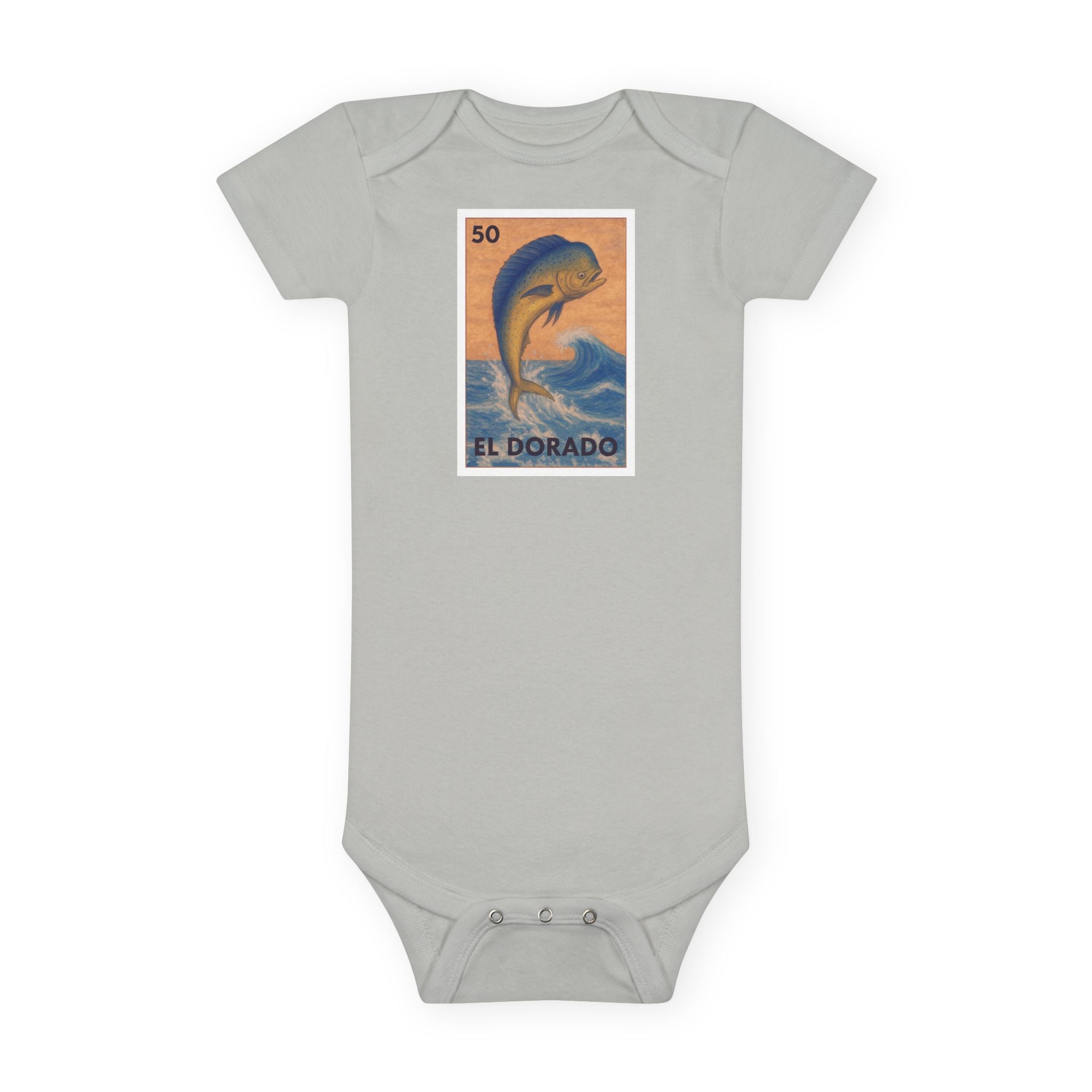 Dorado Lotería baby cotton onesie image 4