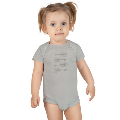 Ventana Santa Cruz Guitar Collab baby cotton onesie image 10