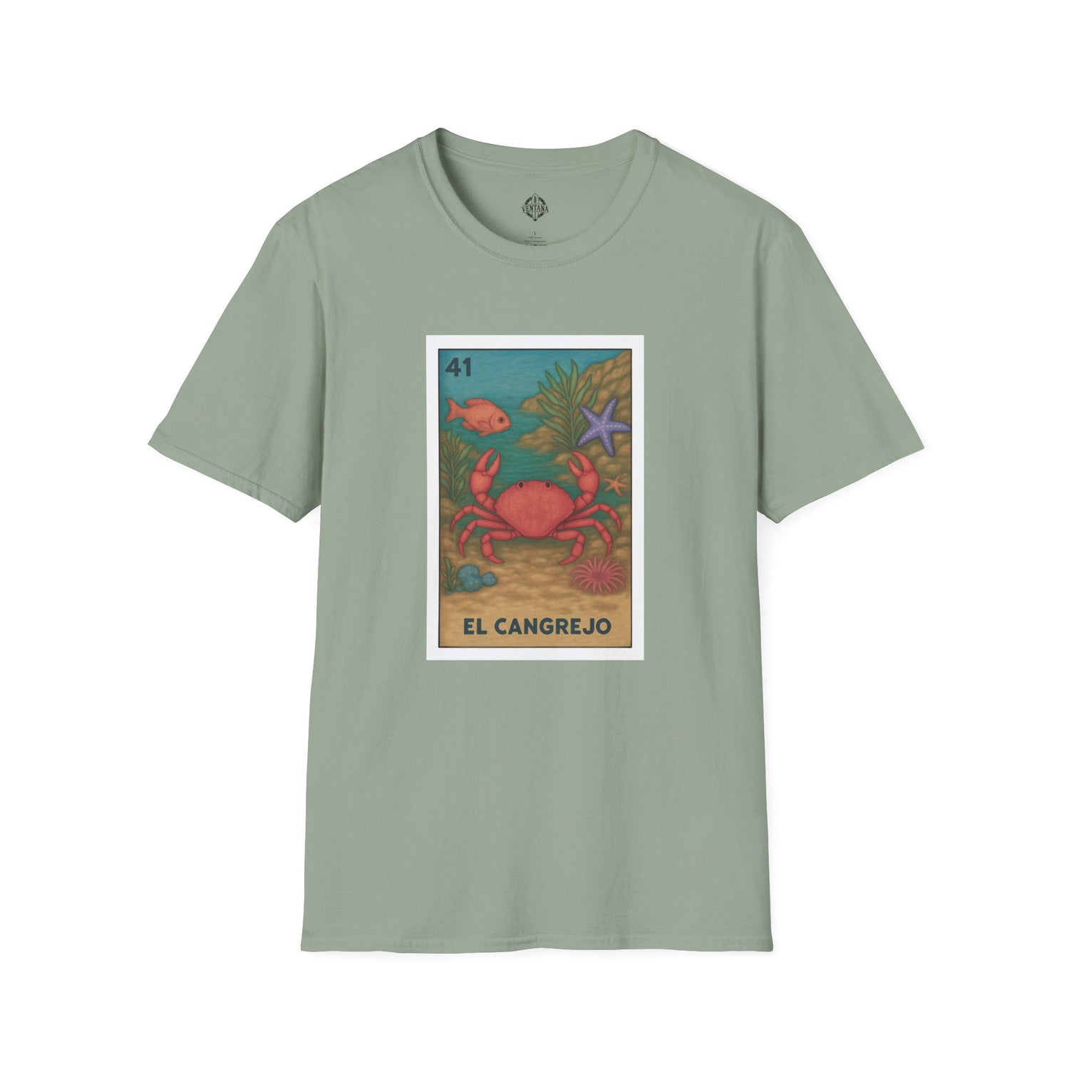 Crab Lotería cotton t-shirt image 9