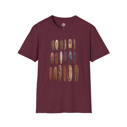 Ventana Wooden Surfboards Unisex - Soft Style U.S. Cotton T-Shirt