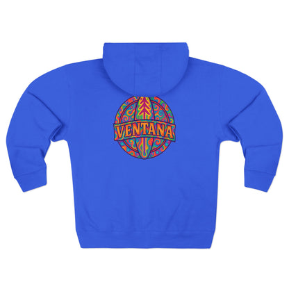 Ventana Psychedelic Treefish Logo Zip Hoodie