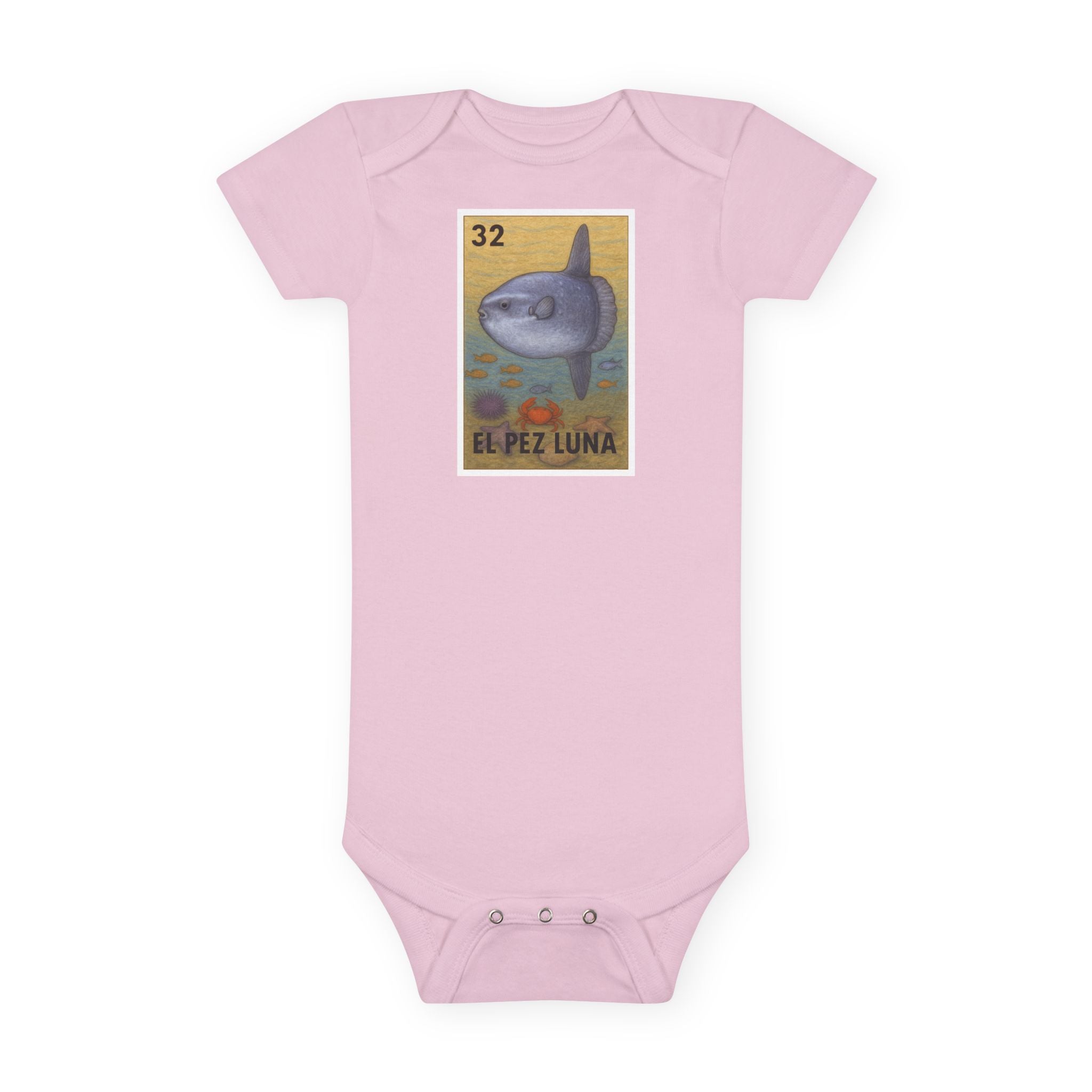 Sunfish Lotería baby cotton onesie image 2