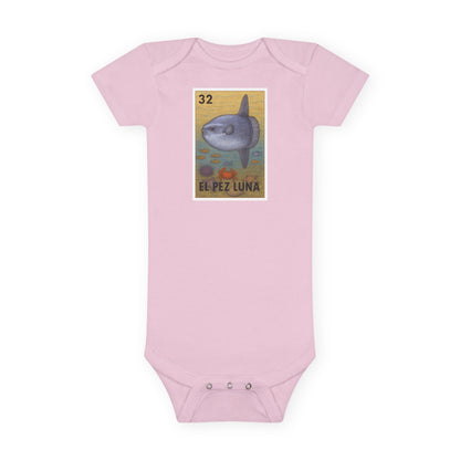 Sunfish Lotería baby cotton onesie image 2