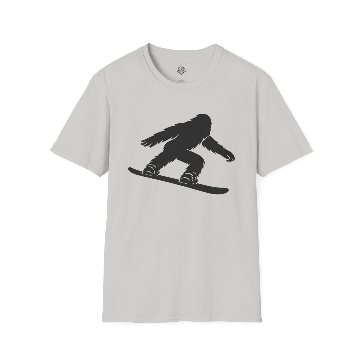 Ventana Shreddy Yeti Snowboard Unisex - U.S. Cotton T-Shirt